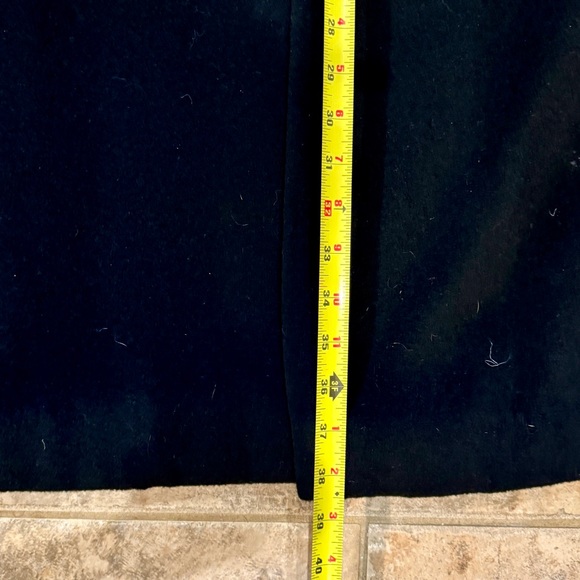 Authentic 100% cashmere pea cost with real mink collar - Picture 9 of 14